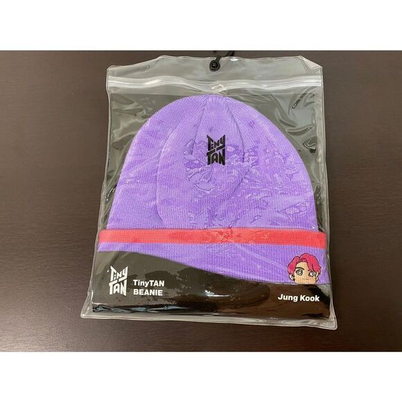 BTS TinyTAN Official Authentic Goods Beanie + Tracking Number - Picture 1 of 6